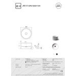 JEE-O Soho Waskom Laag SWMBAS71 | Wit JEE-O JEE-O Soho Waskom Laag SWMBAS71 | Wit