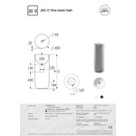 JEE-O Flow Waskom Hoog SWMBAS72 | Wit JEE-O JEE-O Flow Waskom Hoog SWMBAS72 | Wit