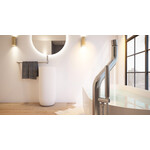 JEE-O Flow Vrijstaande badmengkraan met handdouche geborsteld rvs - 500-3010 JEE-O JEE-O Flow Vrijstaande badmengkraan met handdouche geborsteld rvs - 500-3010