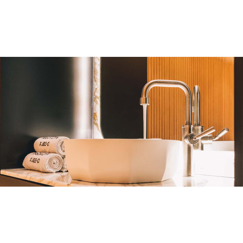 JEE-O Soho Opbouw wastafelkraan met progressieve cartridge - 700-1752 | Geborsteld RVS JEE-O JEE-O Soho Opbouw wastafelkraan met progressieve cartridge - 700-1752 | Geborsteld RVS