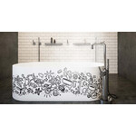 JEE-O Soho Vrijstaande badzuil met éénngreepsmengkraan progressieve cartridge met omsteller en handdouche - 700-3112 | Mat zwart JEE-O JEE-O Soho Vrijstaande badzuil met éénngreepsmengkraan progressieve cartridge met omsteller en handdouche - 700-3112 | Mat zwart