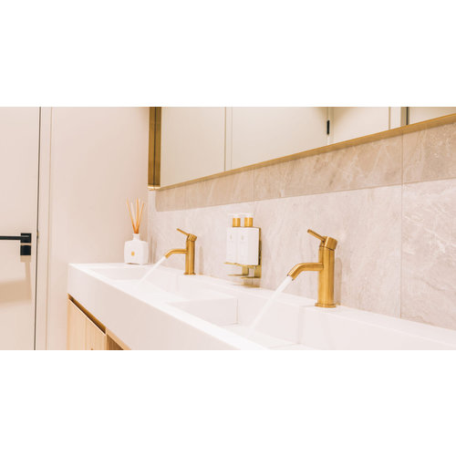 JEE-O Slimline Opbouw Wastafelkraan 800-1705 | Mat Goud | Laag JEE-O JEE-O Slimline Opbouw Wastafelkraan 800-1705 | Mat Goud | Laag