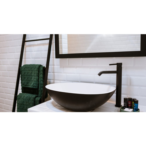 JEE-O Slimline Dubai Waskom SWMBAS61-Zwart | Mat Zwart JEE-O JEE-O Slimline Dubai Waskom SWMBAS61-Zwart | Mat Zwart