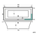 Xenz Xenz Society Inbouwbad 180x80 Wit