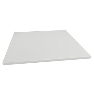 Xenz Flat Douchevloer 100x100 Wit