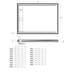 Xenz Xenz Easy Tray Douchevloer 100x80 Wit