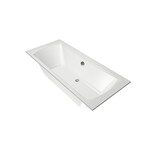 Xenz Xenz Robijn Inbouwbad 180x80 Wit met rand van 2,5cm