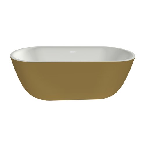 Xenz Xenz Humberto Solid Surface bad 170x72x63 Bicolor Wit/Goud