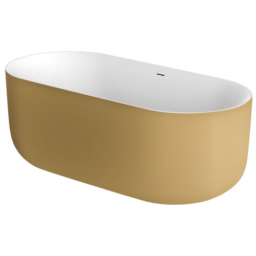 Xenz Xenz Mauro Solid Surface bad 180x84x64 Bicolor Wit/Goud
