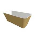 Xenz Xenz Cristiano Solid Surface bad 170x75x63 Bicolor Wit/goud