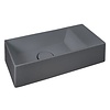 Xenz Rosa fontein 45 x 20 cm Mat Antraciet zonder kraangat