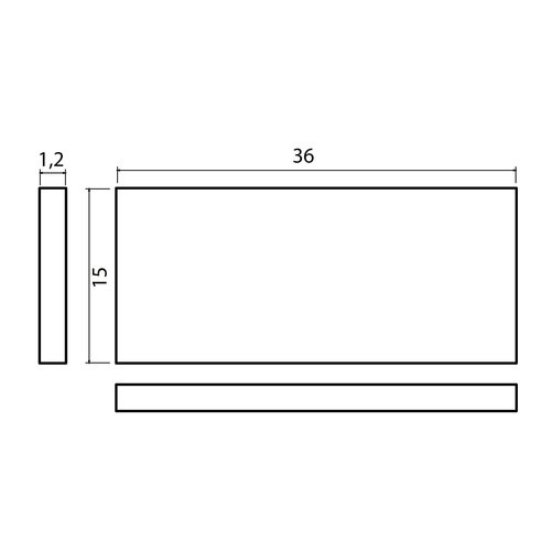 Xenz Xenz Badkussen Enjoy 36x15x1,2 Wit