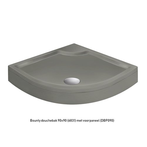 Xenz Xenz Bounty voorpaneel ¼ rond 90x90 Cement