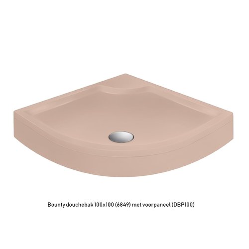 Xenz Xenz Bounty voorpaneel ¼ rond 100x100 Beige