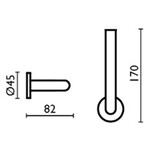 Xenz Xenz Duero Reserverol houder Inox