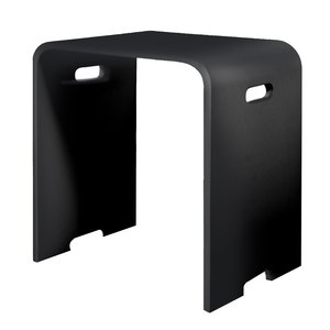 Xenz Solid Surface Design krukje Mat zwart, 400*300*430 mm