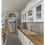 Terratinta Betonbrick wall clay glossy wandtegel 7.5x30cm Terratinta Terratinta Betonbrick wall clay glossy wandtegel 7.5x30cm