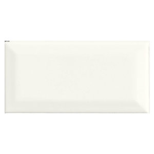 Terratinta Terratinta Betonbrick wall diamond white glossy wandtegel 7.5x15cm Terratinta Betonbrick wall diamond white glossy wandtegel 7.5x15cm