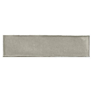 Terratinta Terratinta Betonbrick wall grey glossy wandtegel 7.5x30cm Terratinta Betonbrick wall grey glossy wandtegel 7.5x30cm