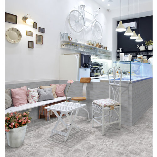 Terratinta Betonbrick wall grey mat wandtegel 7.5x15cm Terratinta Terratinta Betonbrick wall grey mat wandtegel 7.5x15cm