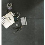 Terratinta Betontech anthracite mat vloertegel 60x60cm Terratinta Terratinta Betontech anthracite mat vloertegel 60x60cm