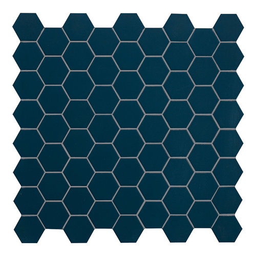 Terratinta Hexa deep navy mat mosaico mozaïek 31.6x31.6cm Terratinta Terratinta Hexa deep navy mat mosaico mozaïek 31.6x31.6cm