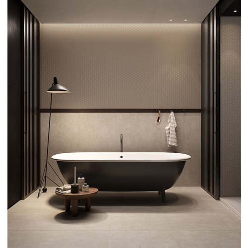 Terratinta Hexa dutch white mat mozaïek 31.6x31.6cm Terratinta Terratinta Hexa dutch white mat mozaïek 31.6x31.6cm