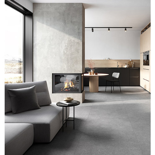 Terratinta Lagom graphite mat vloertegel 30x60cm Terratinta Terratinta Lagom graphite mat vloertegel 30x60cm