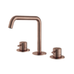 HotBath Archie Wastafelmengkraan 3 gats zonder waste Geborsteld Koper PVD AR033BCP HotBath HotBath Archie Wastafelmengkraan 3 gats zonder waste Geborsteld Koper PVD AR033BCP
