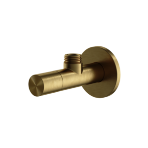 HotBath HotBath Archie Hoekstopkraan rond met filter 1/2" Geborsteld Messing PVD AR2002BBP HotBath Archie Hoekstopkraan rond met filter 1/2" Geborsteld Messing PVD AR2002BBP