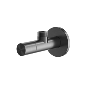 HotBath HotBath Archie Hoekstopkraan rond met filter 1/2" Geborsteld Gunmetal PVD AR2002BGP HotBath Archie Hoekstopkraan rond met filter 1/2" Geborsteld Gunmetal PVD AR2002BGP