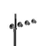 HotBath Archie Afbouwdeel - Archie douche thermostaat met 2 stopkranen zonder uitloop Geborsteld Gunmetal PVD AR7071EXTBGP HotBath HotBath Archie Afbouwdeel - Archie douche thermostaat met 2 stopkranen zonder uitloop Geborsteld Gunmetal PVD AR7071EXTBGP