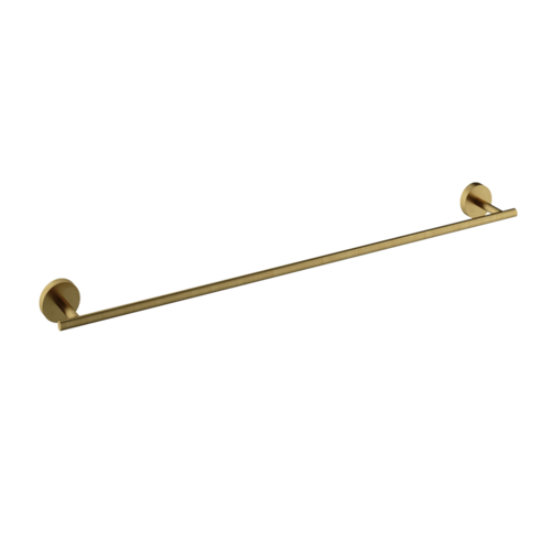 HotBath Archie Handdoekstang 64 cm Geborsteld Messing PVD ARA07BBP HotBath HotBath Archie Handdoekstang 64 cm Geborsteld Messing PVD ARA07BBP