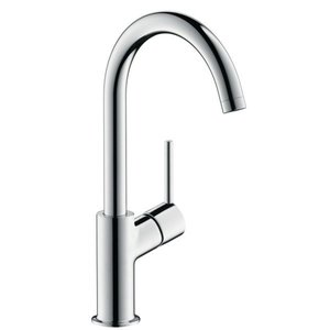 Hansgrohe Talis S2 wastafelkraan met hoge draaibare uitloop en waste chroom