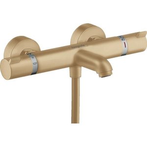 Hansgrohe Ecostat Comfort badkraan thermostatisch met omstel met koppelingen brushed bronze