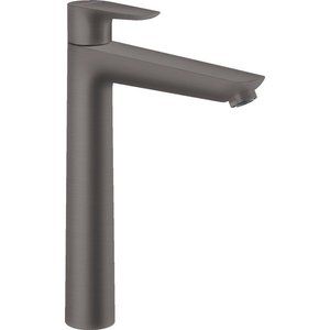 Hansgrohe Talis E ééngreeps wastafelmengkraan 240 met pop-up afvoergarnituur Brushed Black Chrome