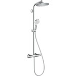 Hansgrohe Hansgrohe Crometta s 240 1jet showerpipe met thermostaat ecosmart chroom