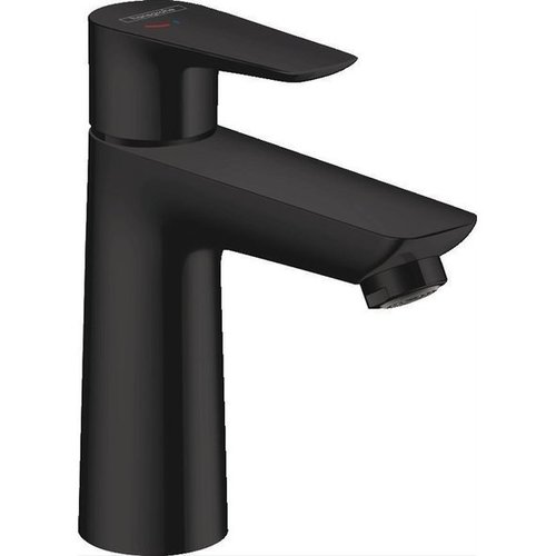 Hansgrohe Hansgrohe Talis E 1-gats wastafelkraan 110 CoolStart met waste mat zwart