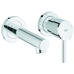 Grohe Concetto afdekset voor 2-gats wand wastafelkraan Chroom