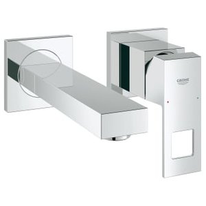 Grohe Eurocube afdekset voor 2-gats wandkraan 17 cm Chroom