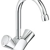 Grohe Costa-s wastafelkraan met ketting Chroom