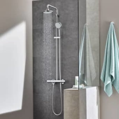 Grohe Grohe Tempesta New Cosmopolitan doucheset met thermostaat Chroom