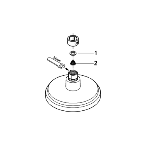 Grohe Grohe Rainshower Cosmopolitan cosmo hoofddouche 160 mm Chroom