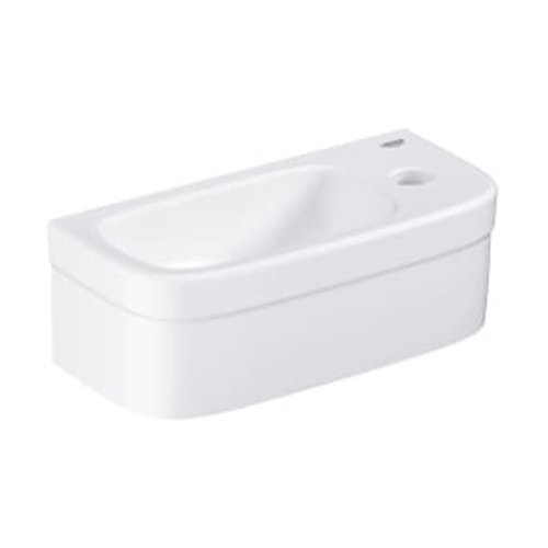 Grohe Grohe Euro Keramiek fontein 37x18 cm Met kraangat en overloop Wit