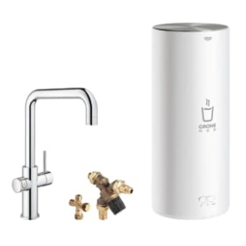 Grohe Grohe Red duo keukenkraan U-uitloop en combi boiler Chroom