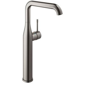 Grohe Essence New XL-Size wastafelkraan z/waste hard Graphite Geborsteld