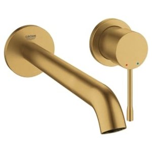 Grohe Essence New afdekset 2-gats wastafelkraan L-size 230 c.Sunrise Geborsteld