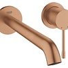 Grohe Essence New afdekset wand wastafelkraan 230 w.Sunset Geborsteld