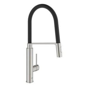 Grohe Grohe Concetto keukenkraan met uittrekbare kraanuitloop Supersteel-zwart Grohe Concetto keukenkraan met uittrekbare kraanuitloop Supersteel-zwart