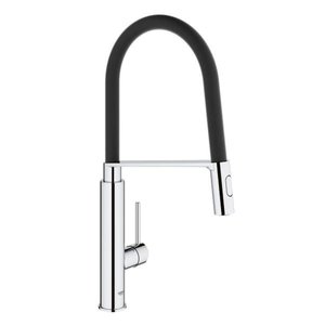 Grohe Grohe Concetto keukenkraan met uittrekbare kraanuitloop Chroom-zwart Grohe Concetto keukenkraan met uittrekbare kraanuitloop Chroom-zwart